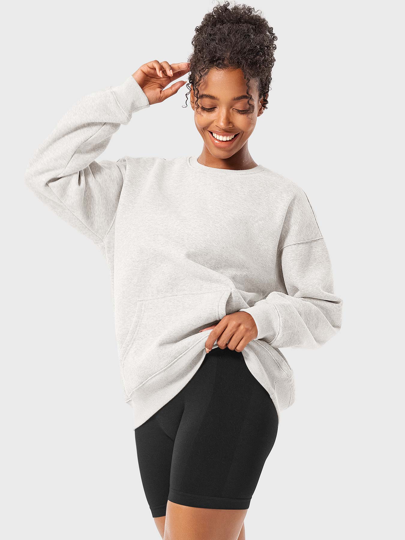 Lyne London™ | Oversized Fleece Sweatshirts