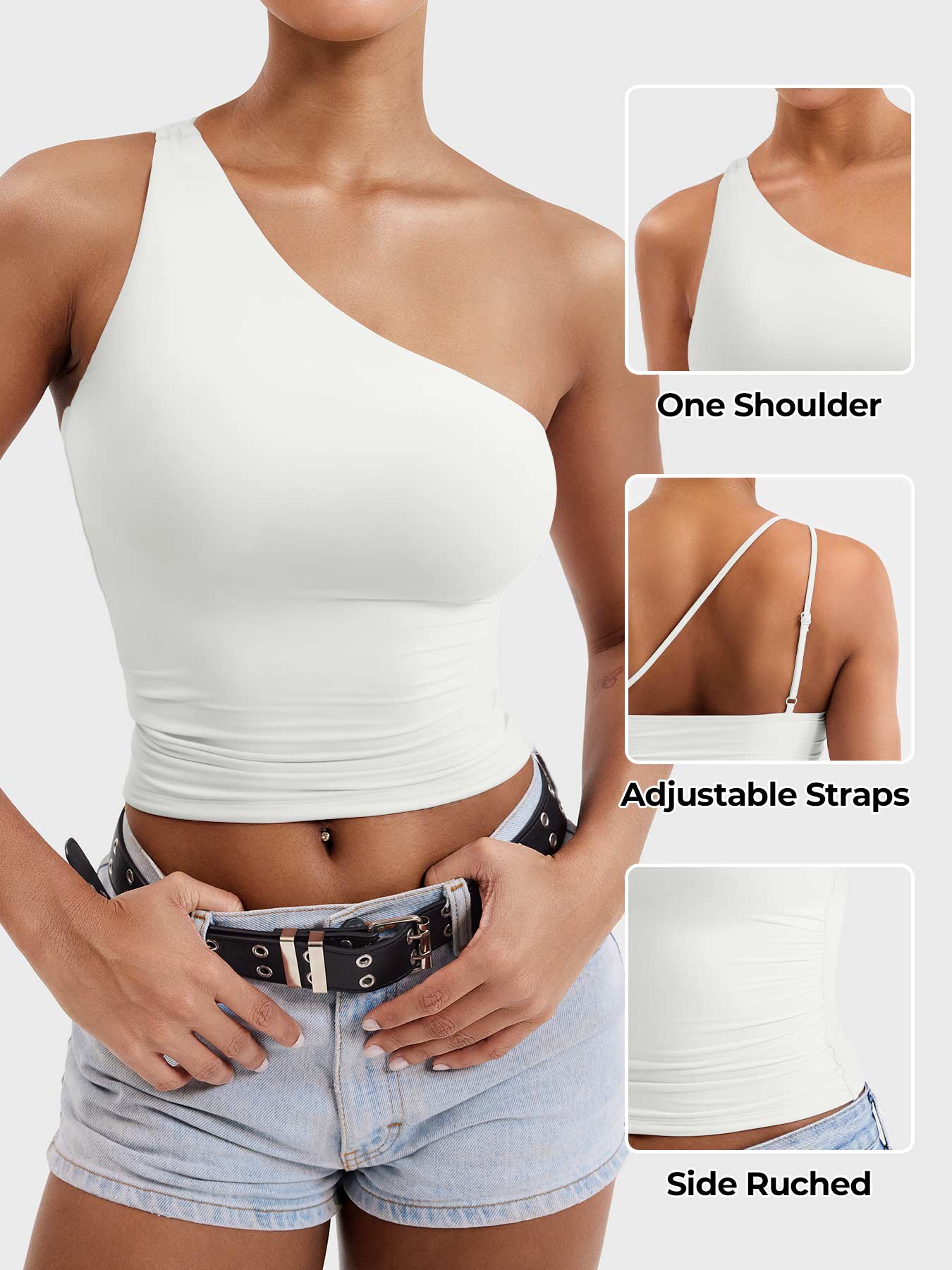 Lyne London™ | One Shoulder Tank Top