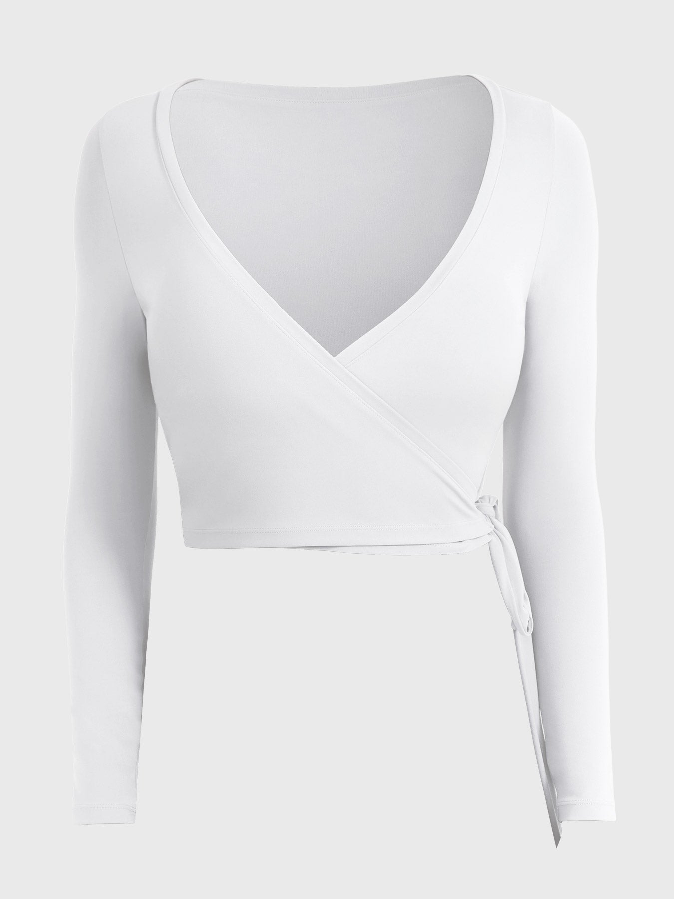 Lyne London™ | Long Sleeve Ballet Wrap Top