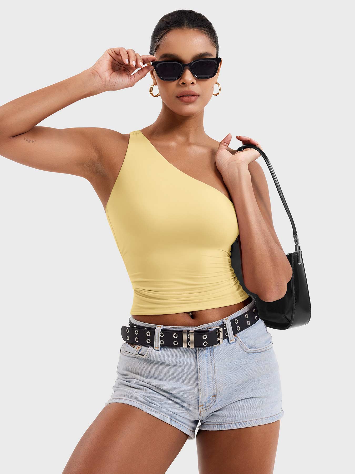 Lyne London™ | One Shoulder Tank Top