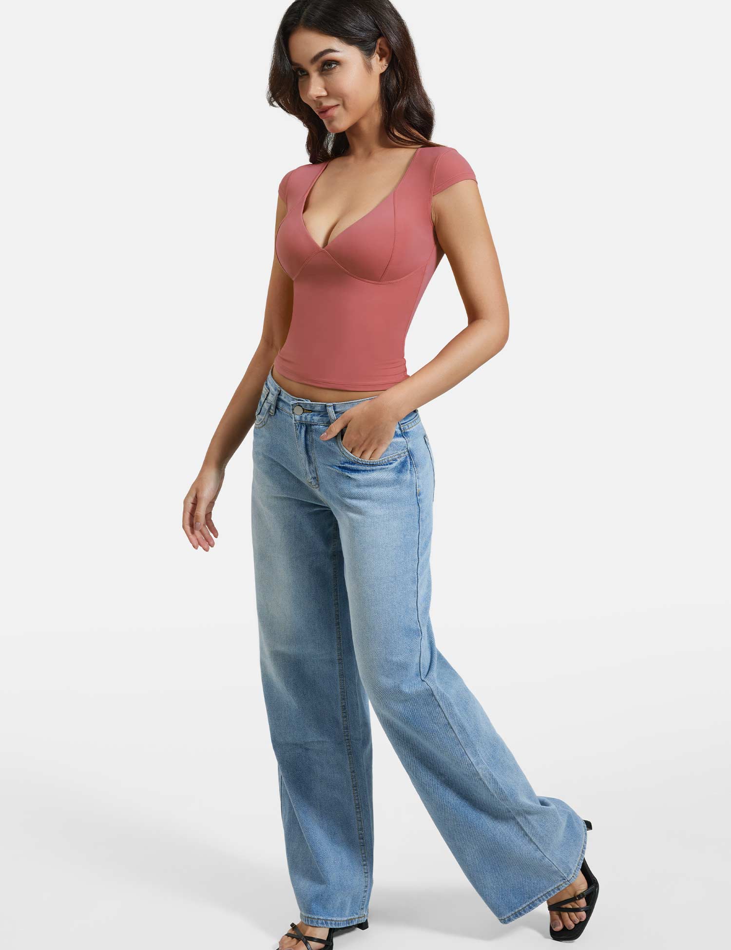 Lyne London™ | V Neck Top