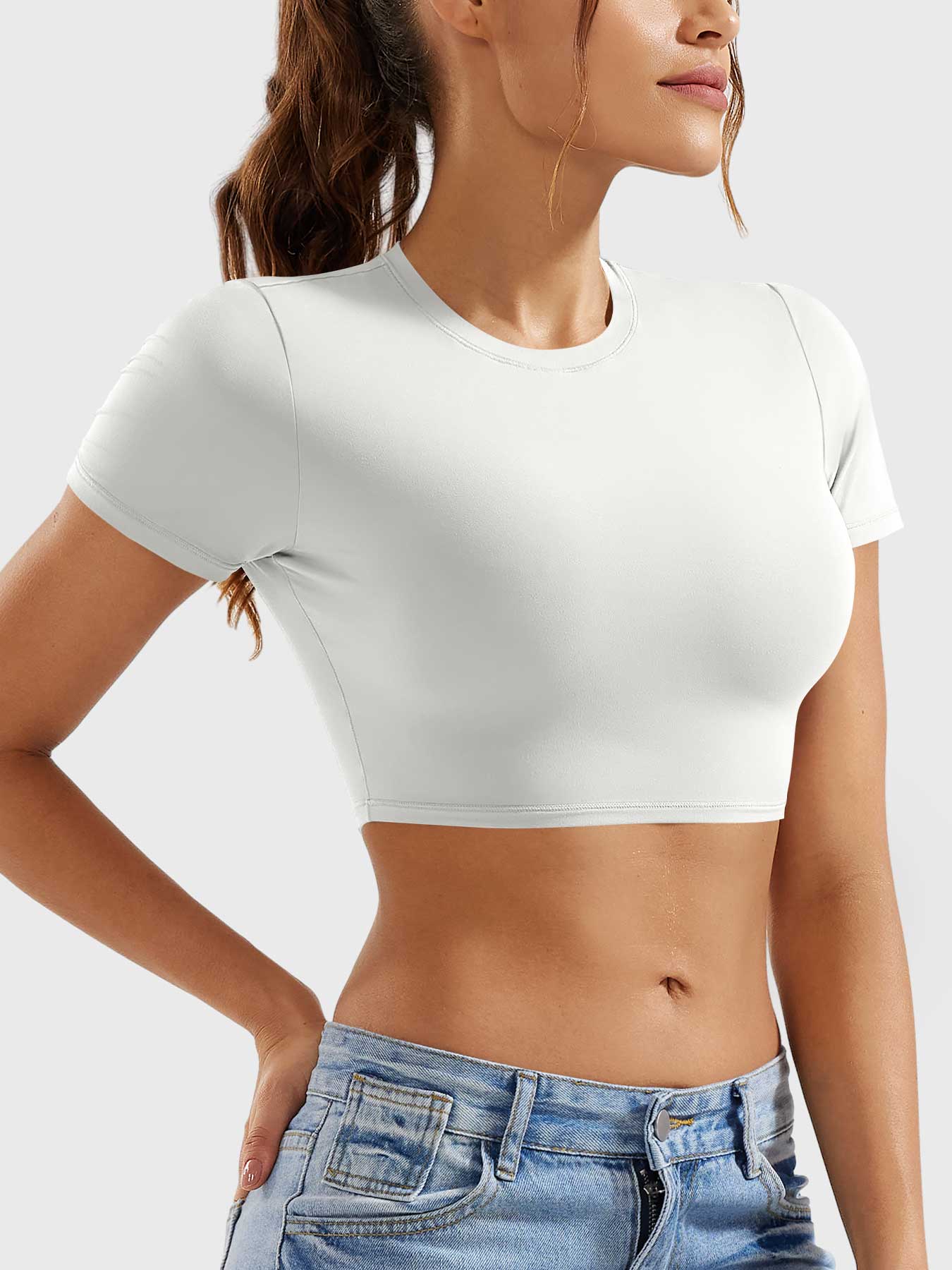 Lyne London™ | Short Sleeves Crop Top