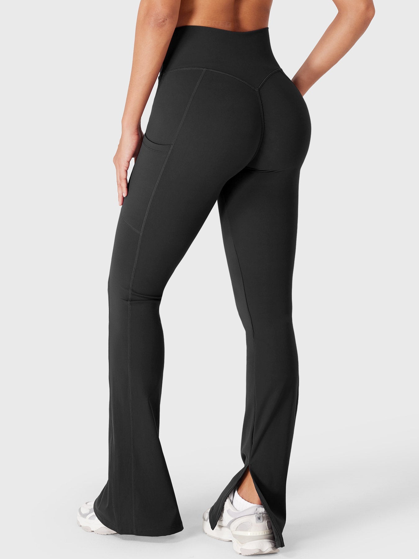 Lyne London™ | Split Hem Leggings with Side Pockets