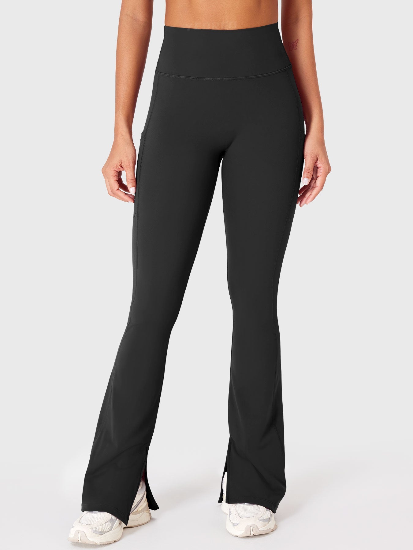 Lyne London™ | Split Hem Leggings with Side Pockets