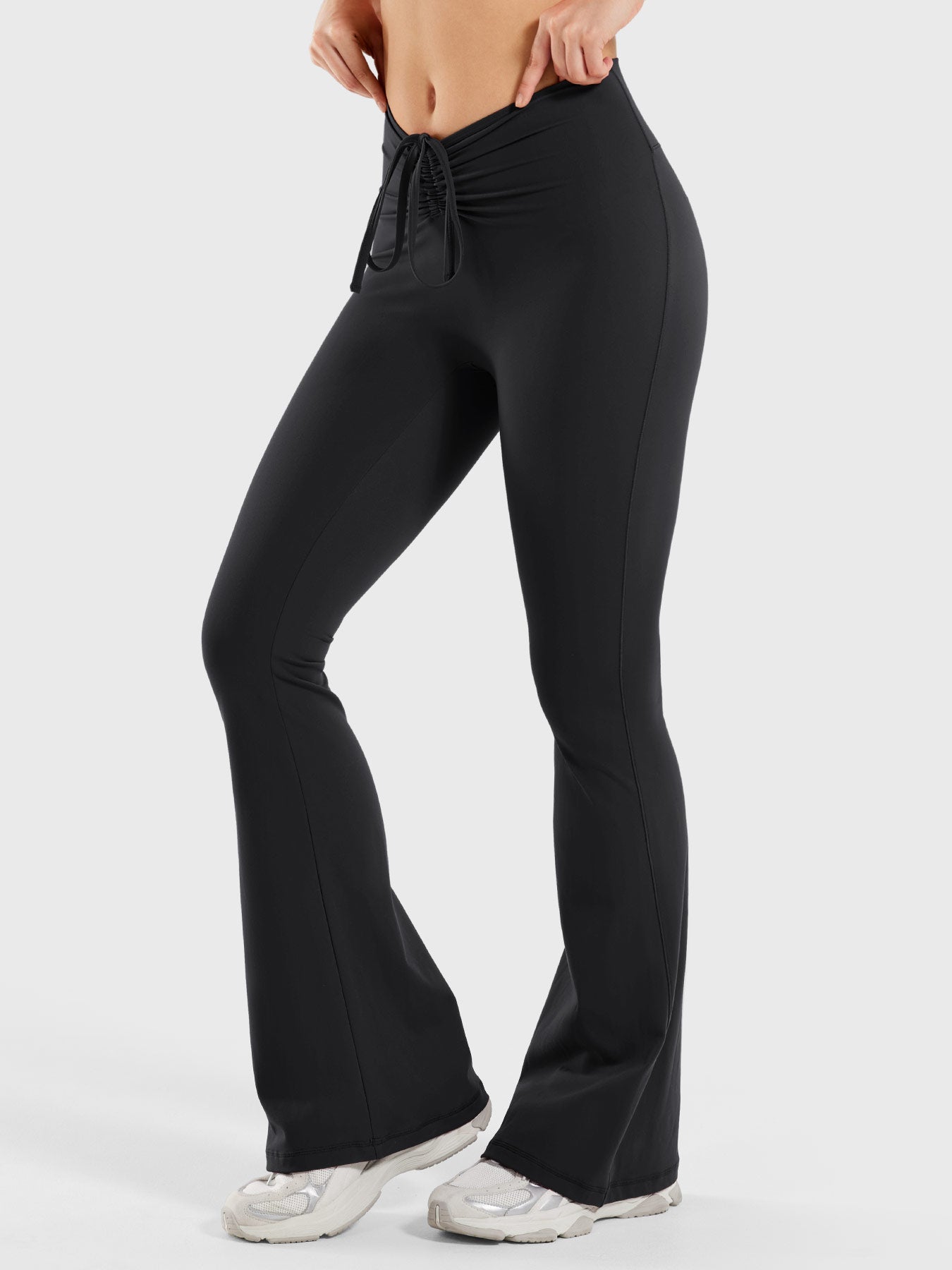 Lyne London™ | Drawstring Flare Leggings