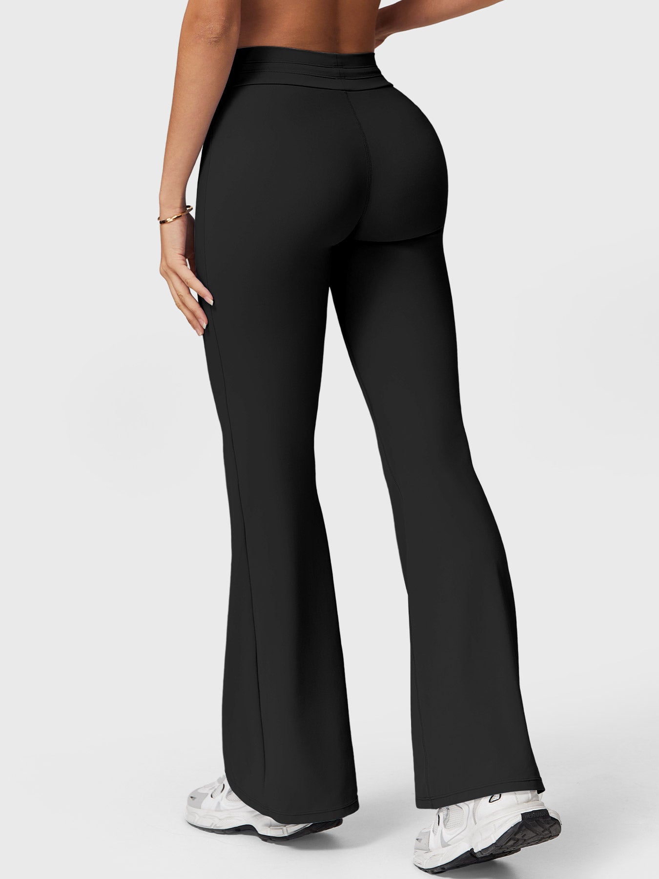 Lyne London™ | Drawstring Flare Leggings