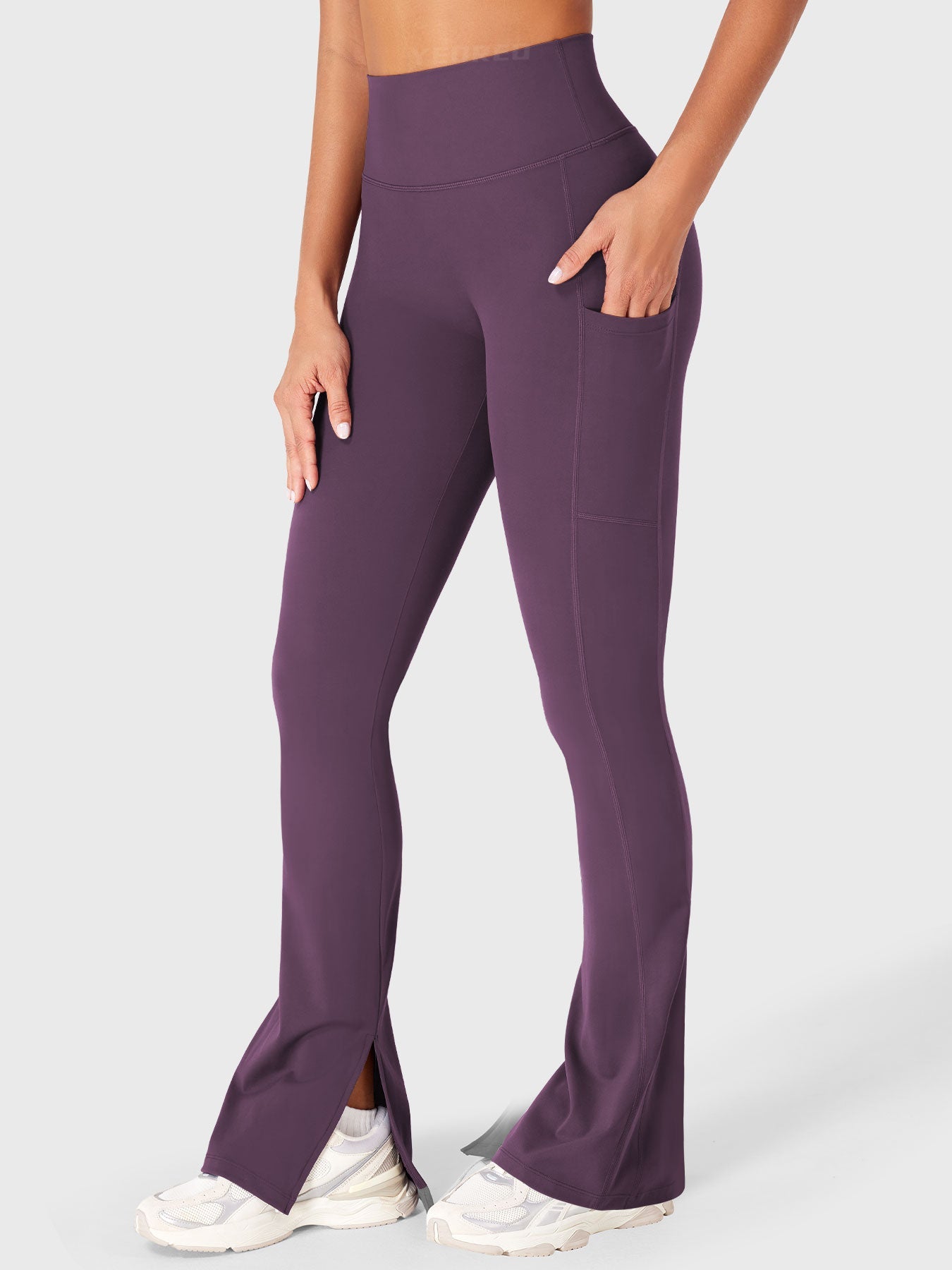 Lyne London™ | Split Hem Leggings with Side Pockets