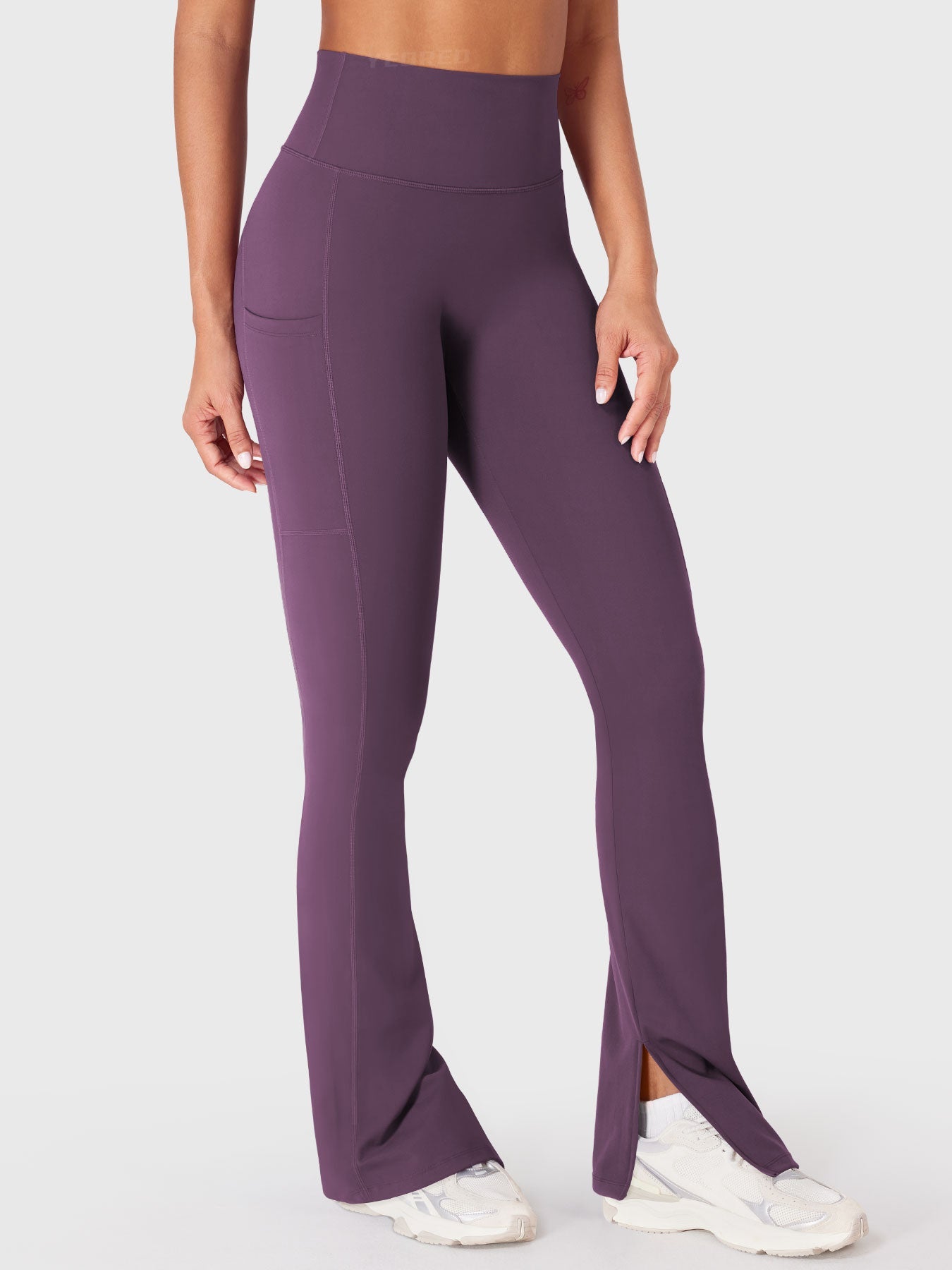 Lyne London™ | Split Hem Leggings with Side Pockets