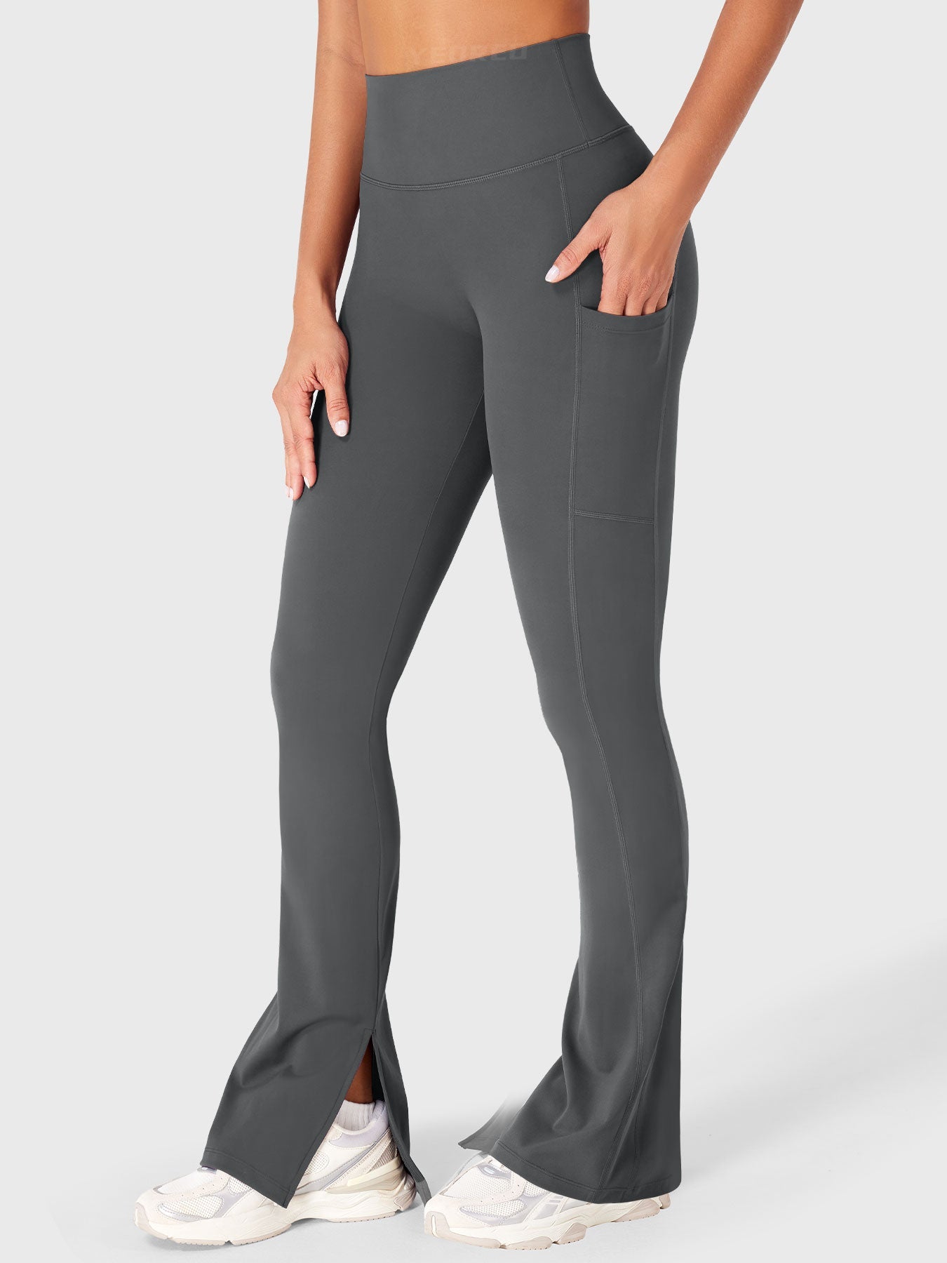 Lyne London™ | Split Hem Leggings with Side Pockets