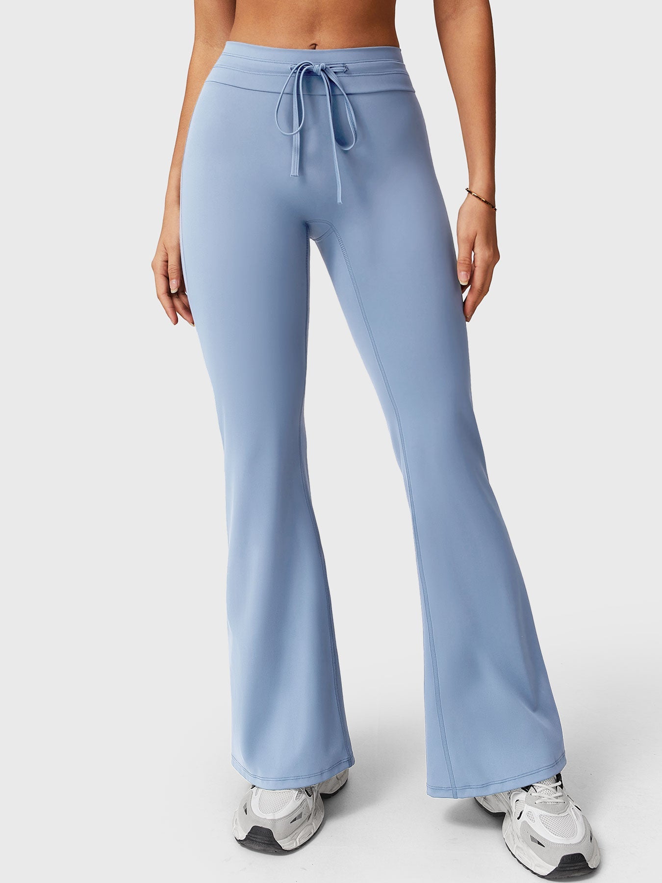 Lyne London™ | Drawstring Flare Leggings