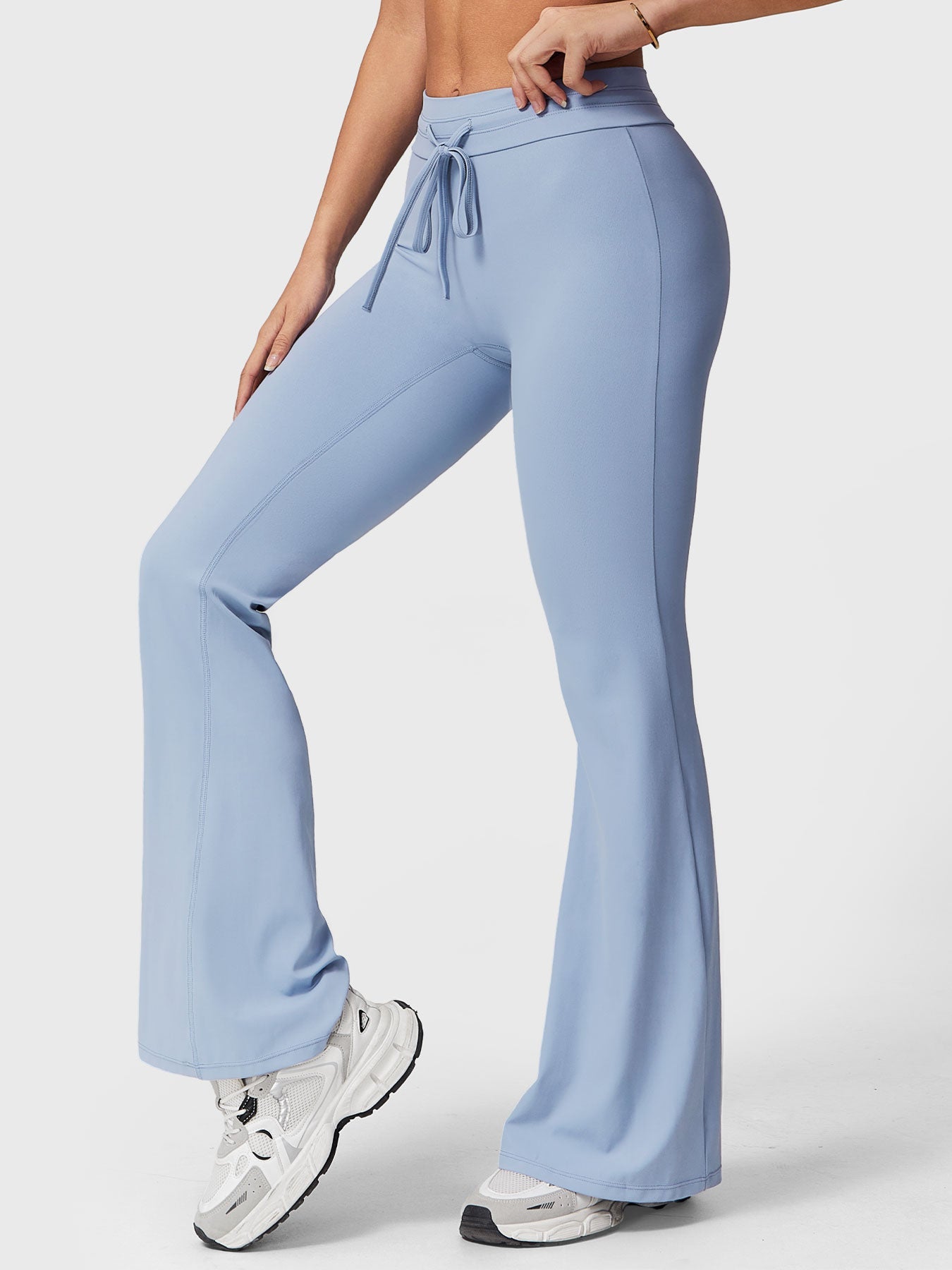 Lyne London™ | Drawstring Flare Leggings