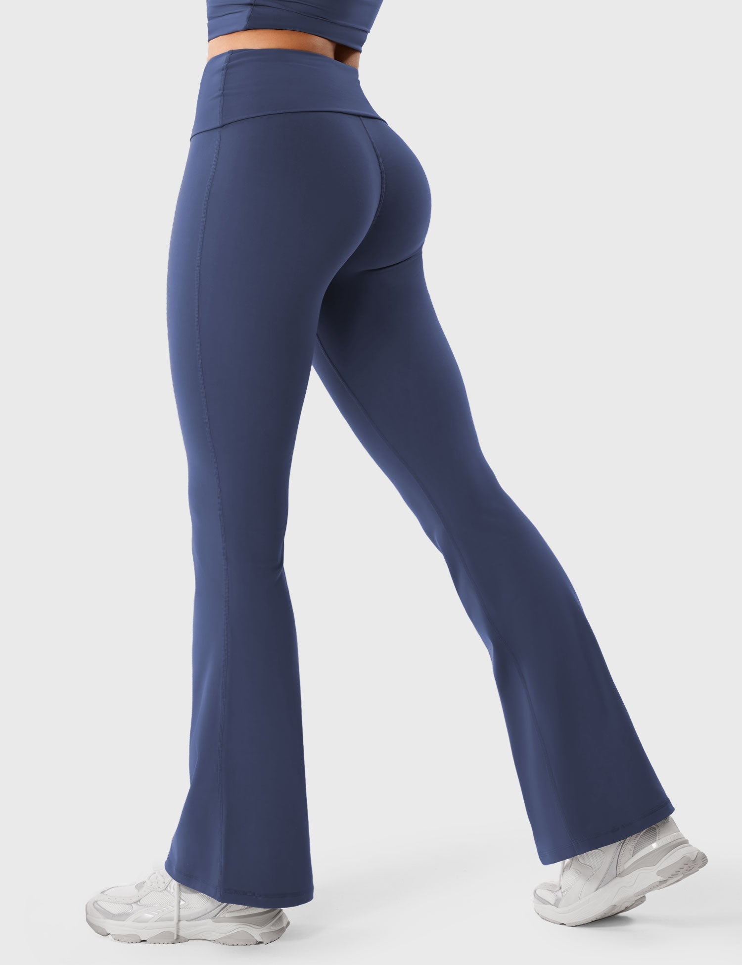 Lyne London™ | Fold Over Flare Leggings