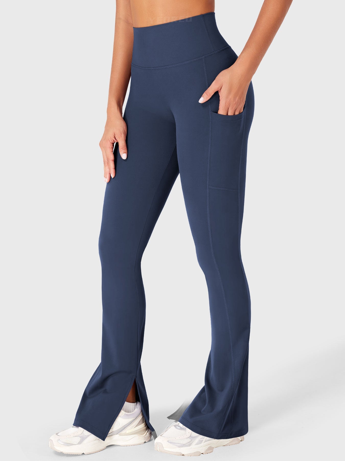 Lyne London™ | Split Hem Leggings with Side Pockets