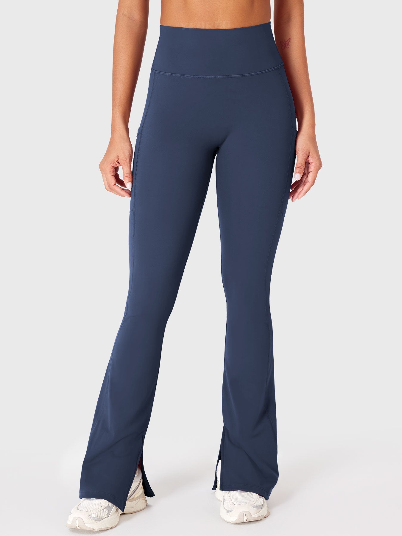 Lyne London™ | Split Hem Leggings with Side Pockets