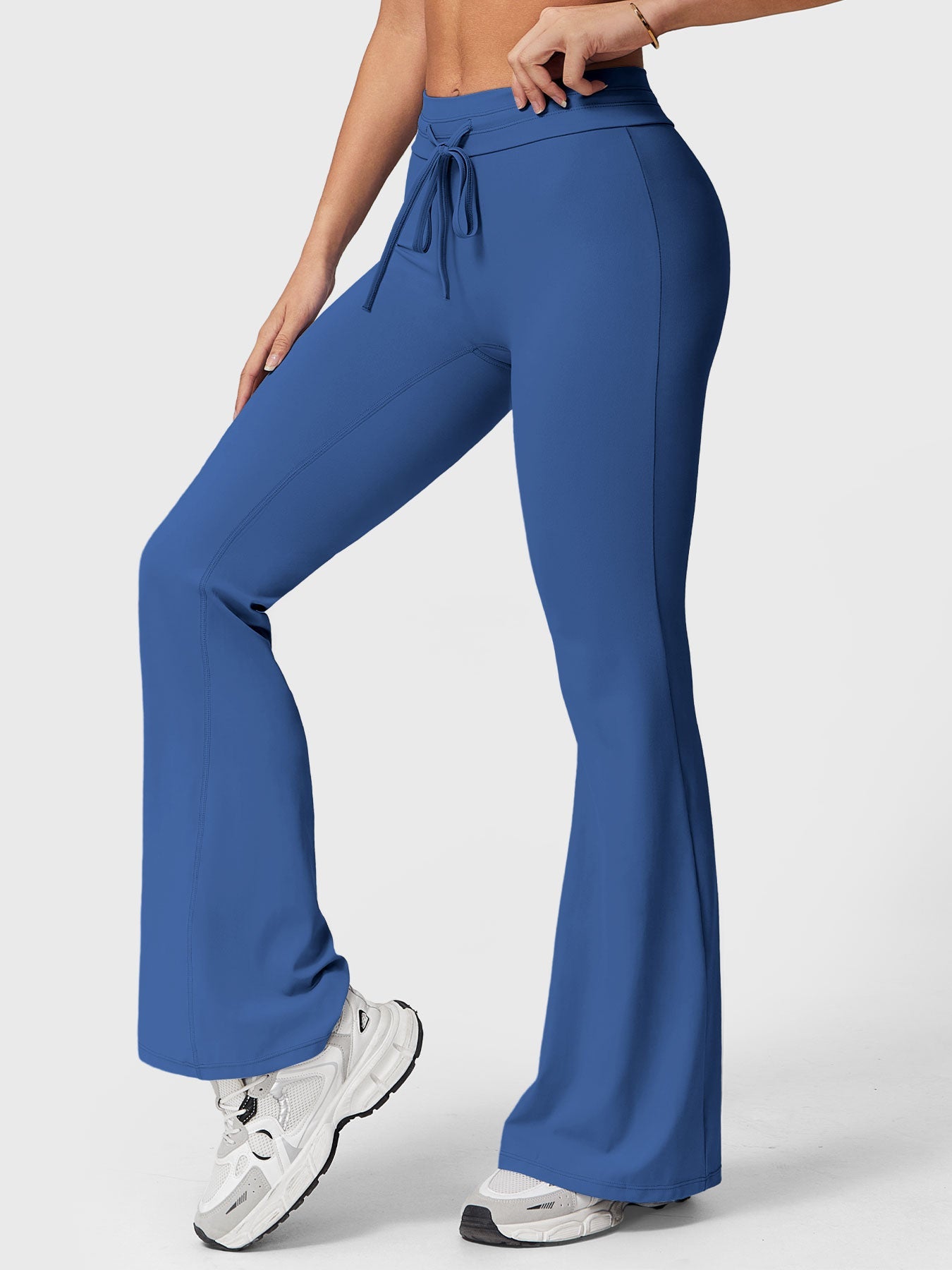 Lyne London™ | Drawstring Flare Leggings