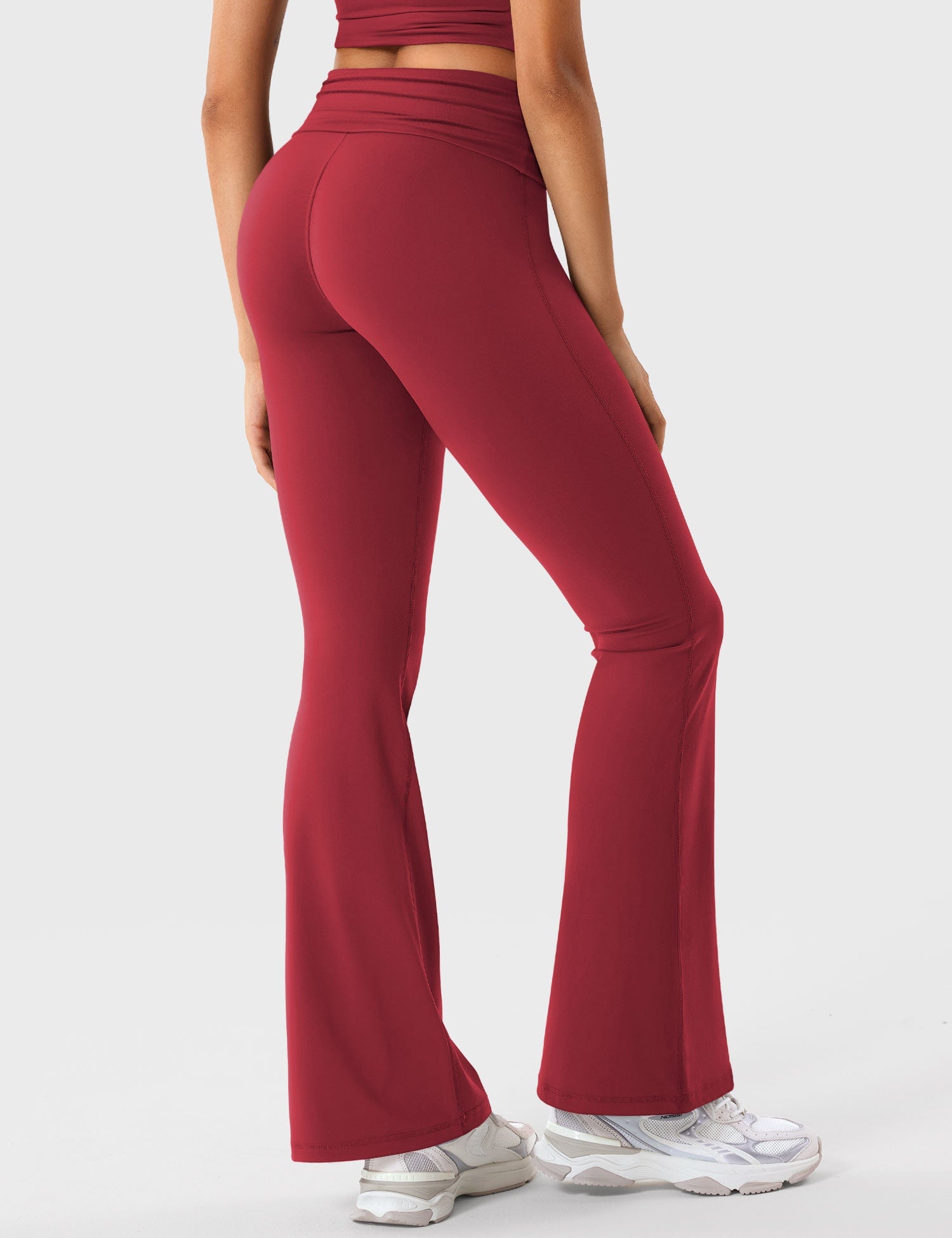 Lyne London™ | Fold Over Flare Leggings