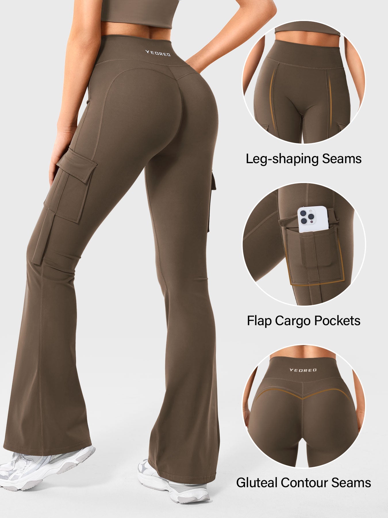 Lyne London™ | Cargo Flare Leggings