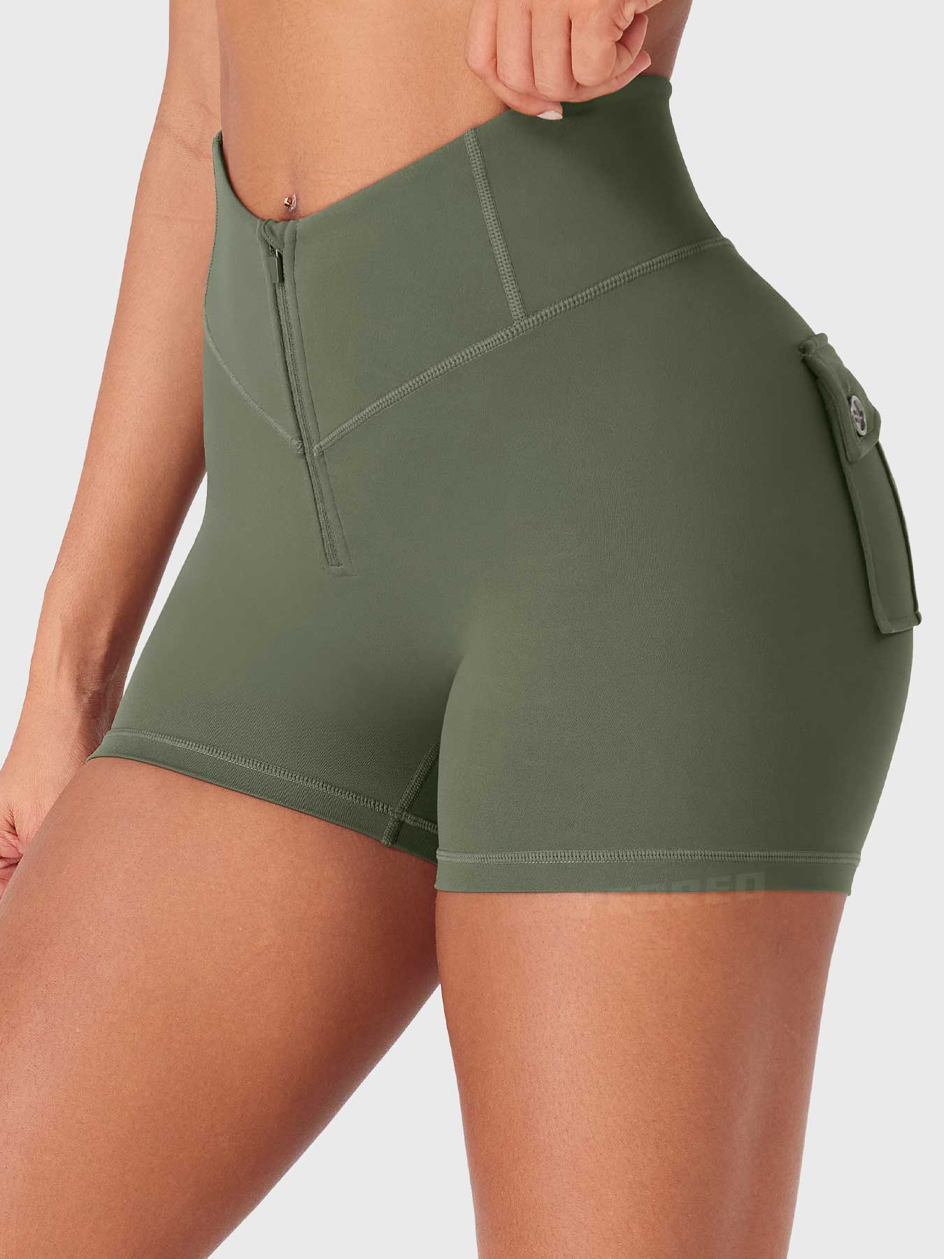 Lyne London™ | Zip Front Core Shorts