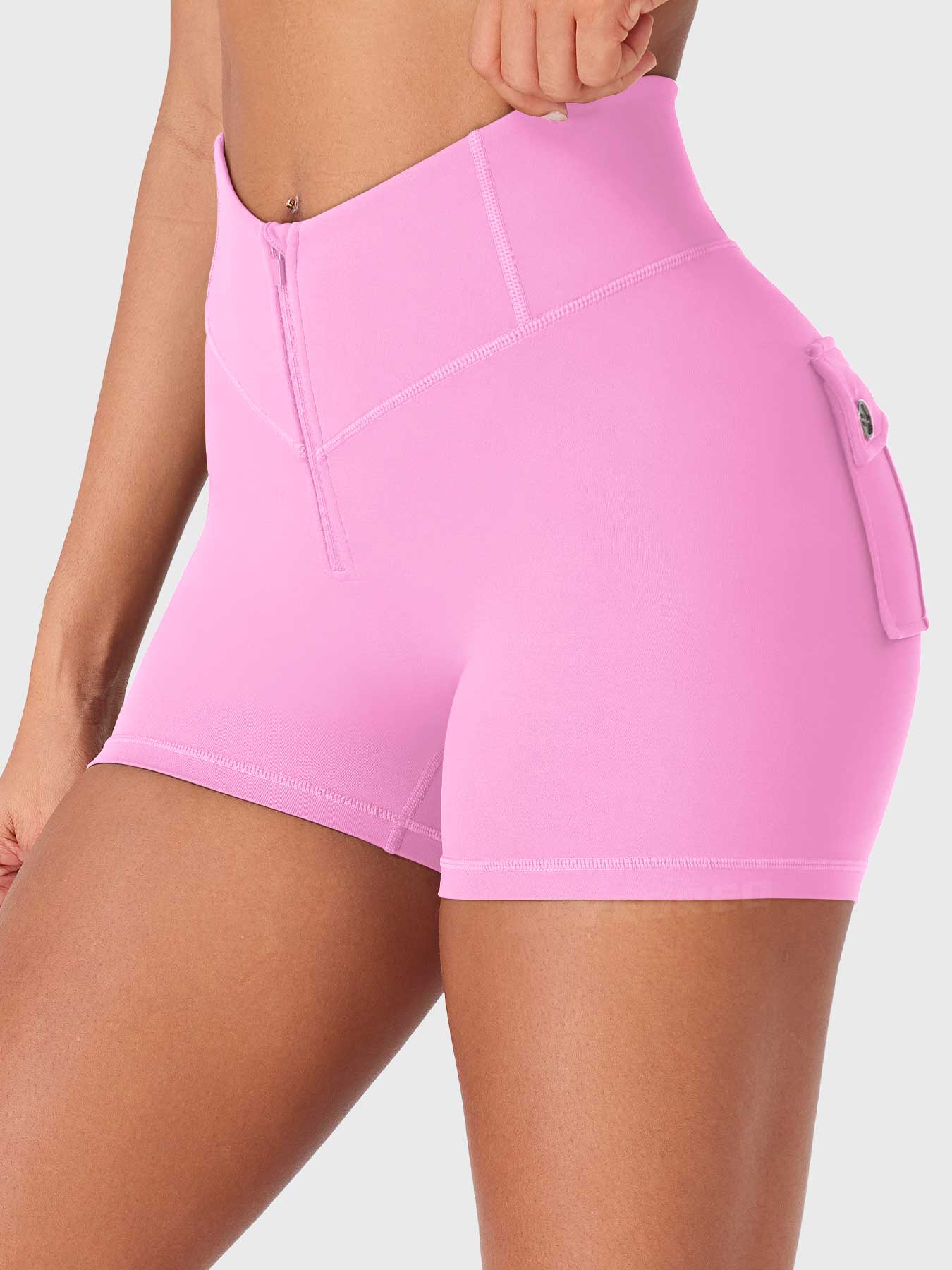 Lyne London™ | Zip Front Core Shorts